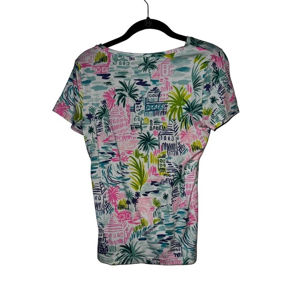 Short Sleeve Lilly Pulitzer Sz m dopamine regular collar - Picture 2 of 4